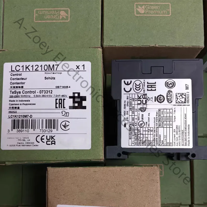 Brand New Original LC1K1210M7 contactor 220V