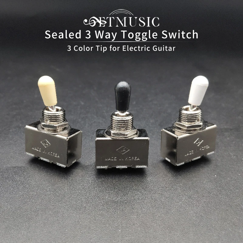 

2Pcs Metal with Plastic Switch Cap 3 Way Toggle Switch for LP SG Electric Guitar High Quality 3 Way Control Guitarra Switch