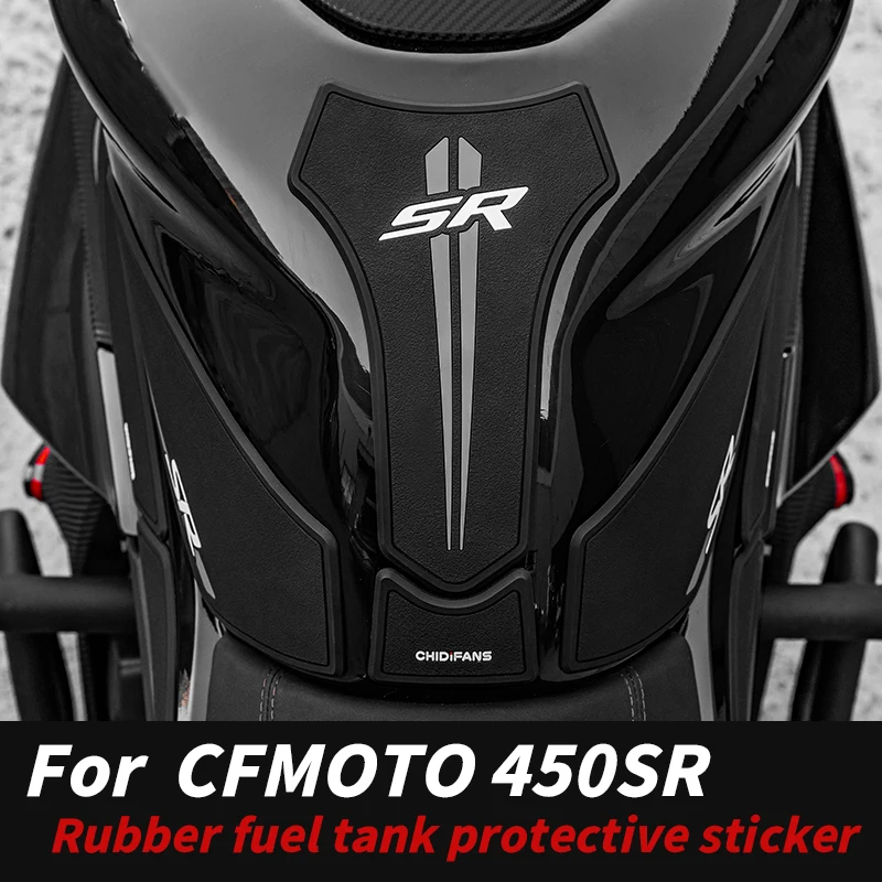 

Suitable for 24 CFMOTO 450SR/SRS Rubber Tank Pad Custom-Fit Weatherproof Waterproof Anti-Scratch Decor Mod Kits