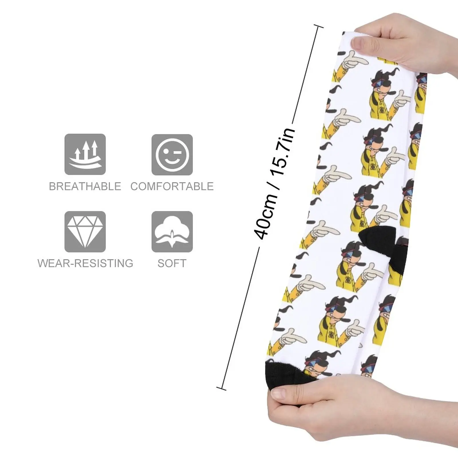 Max Goof — Powerline Socks funny sock Socks Women Stockings