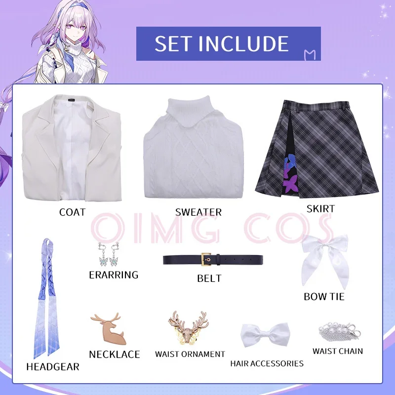 Honkai Star Rail Castorice Cosplay Costume Carnival Uniform Halloween Costumes Anime  Women Game view 4
