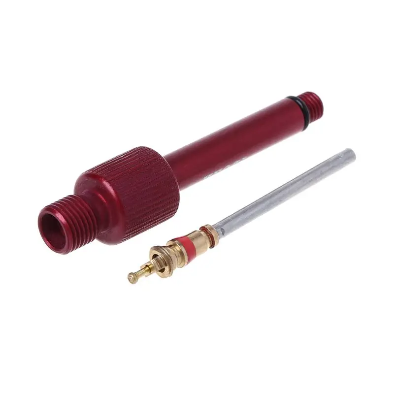 Bicycle Rear Shock Absorber Pump for Valve Adapter for Valve Core Lengthen Alumi