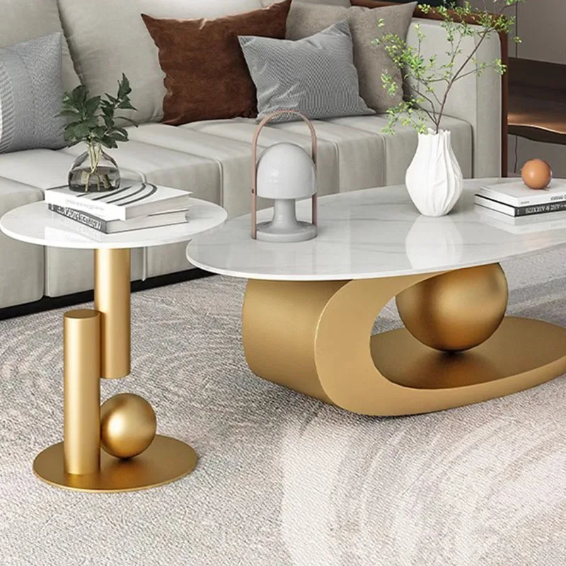 Luxury Coffee Table Center Mobile Salon Nordic Living Room Accent Frames Coffee Table Couch Tavolino Da Salotto Hotel Furniture