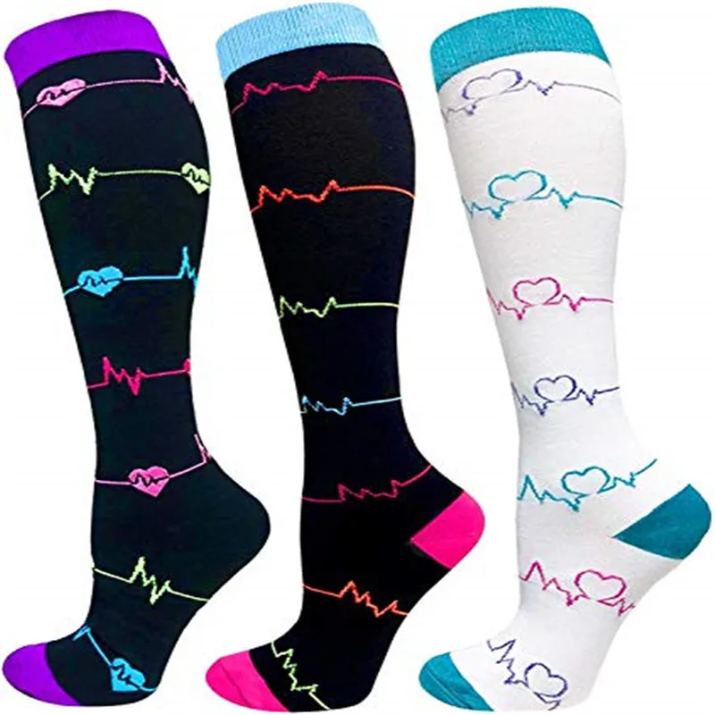 

Compression Socks Women Men Medical Nursing Knee High Stocking Breathable Cycling Running Sports Socks Varicose Veins Socks