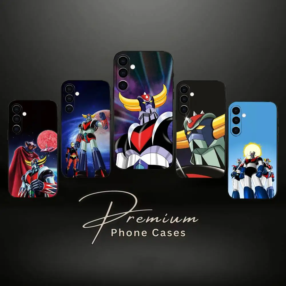 UFO R-Robot G-Goldorak Phone Case For Samsung Galaxy A73,A72,A71,A70,A53,A52,A51,Soft Silicone Black Cover