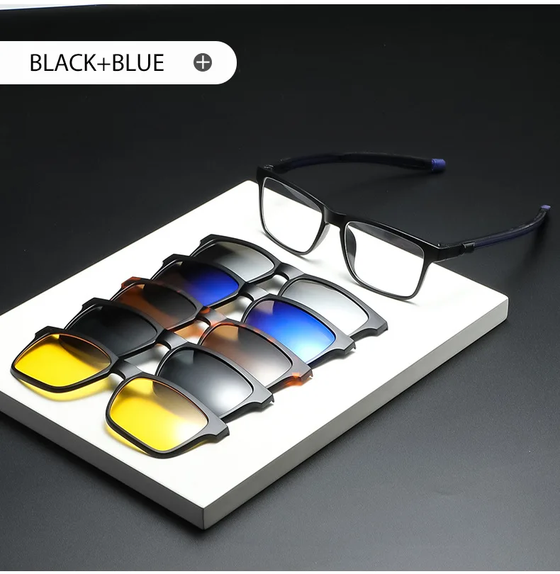 VCKA Sport Lesen Sonnenbrillen Mode Frauen Männer Polarisierte Magnetische Clip Gläser Im Freien Spiegel Set Teleskop Beine + 1.0 ~ + 4,0 – Detail 8