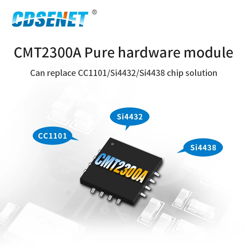 CMT2300A RF Module SPI 433MHz 470MHz CC1101 SI4463/4438 20dBm IPEX Stamp Hole CDSENET E49-400M20S Wireless Transceiver Receiver