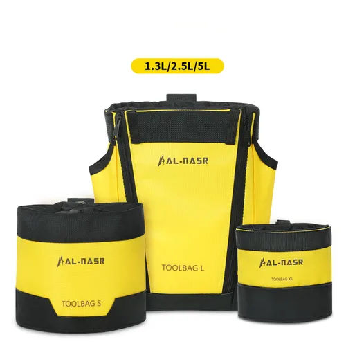 Bolsa de herramientas para escalada al aire libre: diseño duradero en forma de H con compartimentos internos