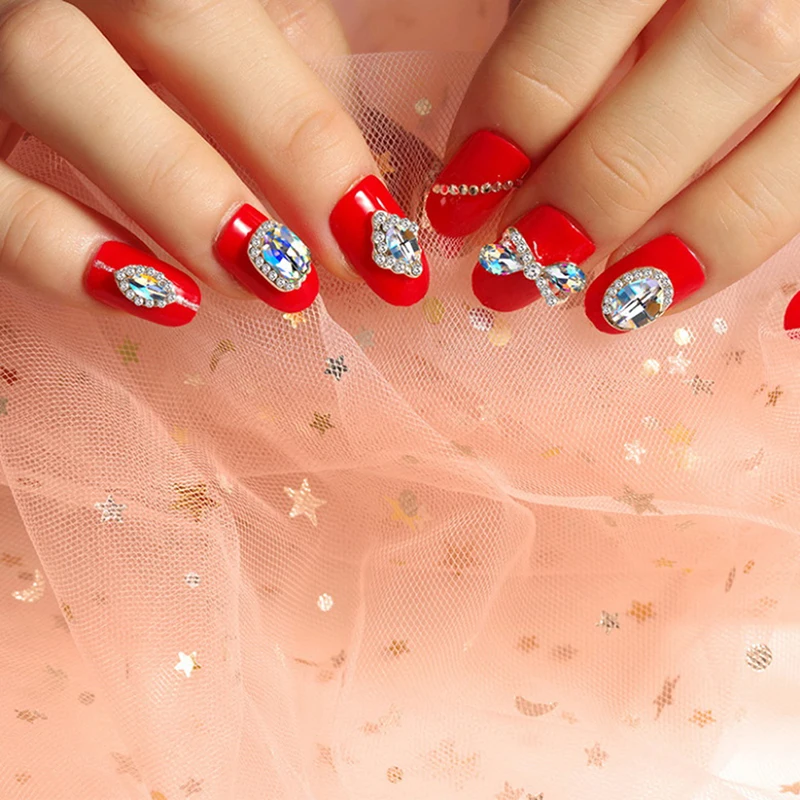 1Pc 네일 아트 거즈 촬영 사진 소품 네일 메쉬 매니큐어 사진 배경 레이스 메쉬 천 6 색