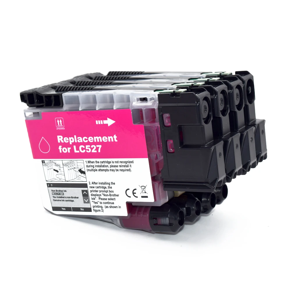 

LC-527 LC527 LC 527 Compatible Inkjet Ink Cartridge For Brother MFC-J4550DW J4350DW 4550 4350 Printer LC527XL