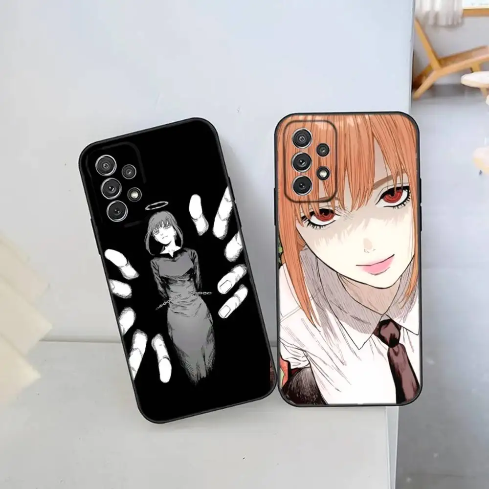 

Chainsaw Man Makima Phone Case For Samsung S25,S24 Ultra,S20,S30 plus,S22 plus,S23,S30 ultra 5G Silicone Cover