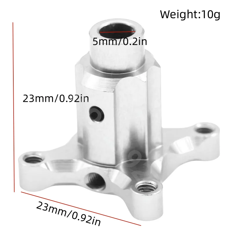 Universal Front Middle and Rear Aluminum Alloy Straight Axis For 1/8 Arrma Karton Senton Outcast Talion RC Car Accessories Parts