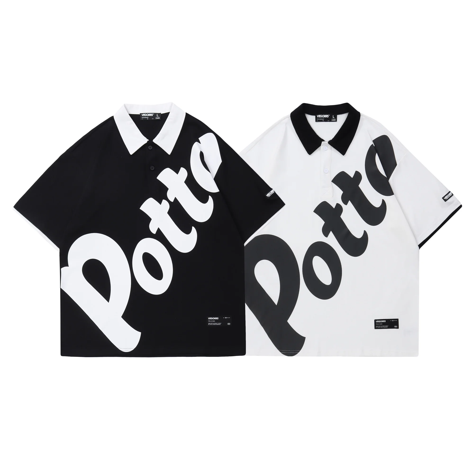 

Рубашка-поло ATSUNSET на пуговицах, Минималистичная уличная одежда в стиле хип-хоп, винтажный стиль, в стиле Харадзюку