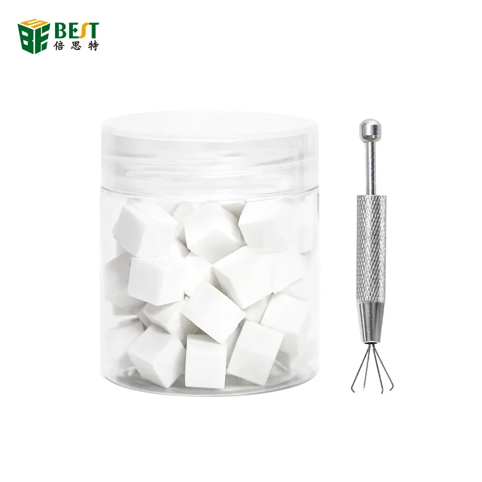 BST เครื่อง QJ1ฟองน้ำขัดทำความสะอาดเมลามีนอเนกประสงค์ฟองน้ำขัดทำความสะอาดนาโนสำหรับโทรศัพท์มือถือกรอบหน้าจออุปกรณ์ทำมือทำความสะอาดกล้อง