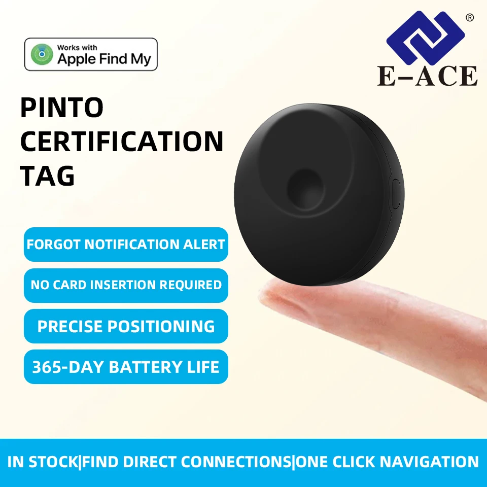 

GPS-трекер местоположения ﻿ Устройство с защитой от потери, устройство слежения за транспортными средствами, портативный мини-умный трекер, работает с Apple Find My summer