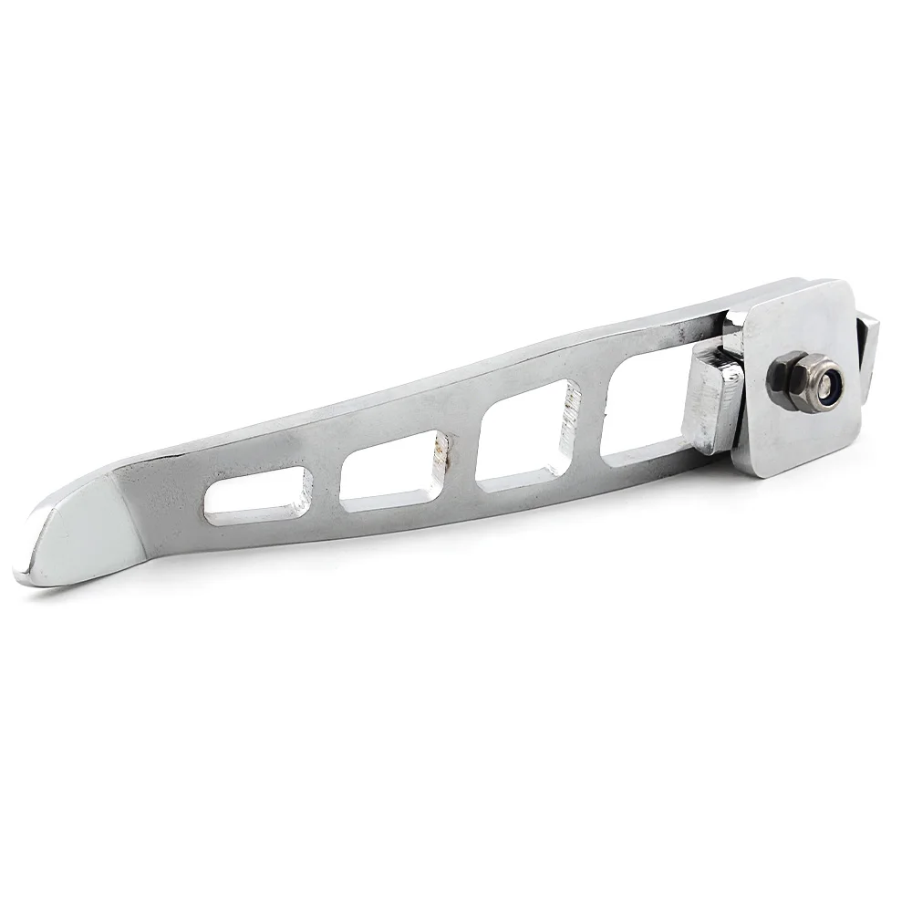 For Harley Dyna Fat Street Bob Low Rider FXDF FXDL 1993-2017 Chrome Aluminum Motorcycle Foot Pedal Stand Kickstand Extension - view 5