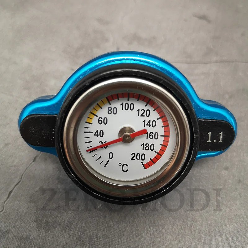 Temperature Gauge With  Utility Safe 0.9 And 1.1 And 1.3 Bar Thermo Radiator Cap Tank Cover