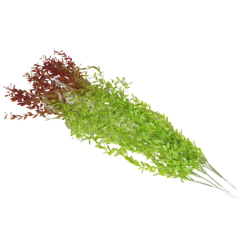 AAAC-6 pçs artificial pendurado videiras falso vegetação guirlanda folhas de salgueiro rattan vime galho com selva festa de casamento casa