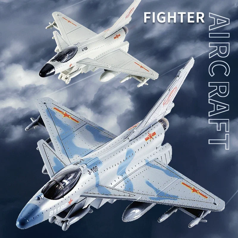 

J-10 Fighter Alloy Aircraft Model Simulation Bomber With Display Stand Advanced Collection Ornament Models Toy Gift