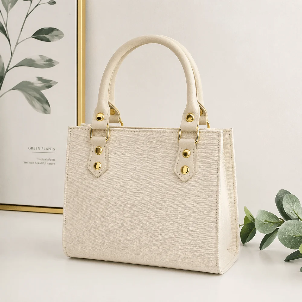 1pair Soft DIY Leather Handle Detachable Rivet Design Leather Bag Strap Gold Snap DIY Craft Handbag Bag Top Handle Bag