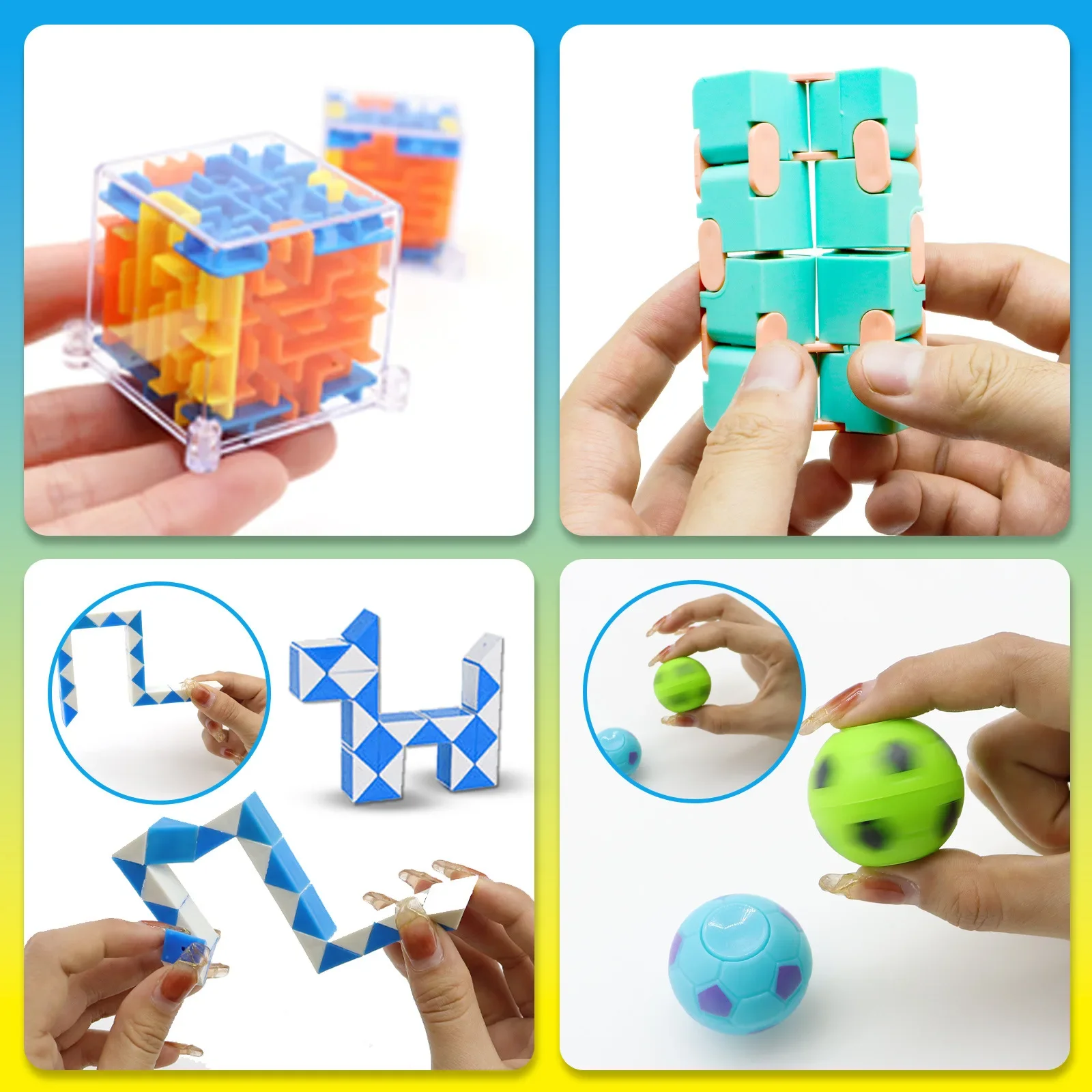 Jouets sensoriels Push Pop Bubble, 84 pièces, pour fêtes d'anniversaire pour enfants, cadeaux en peluche Pinata, autisme a besoin d'anxiété, jouets Anti-Stress