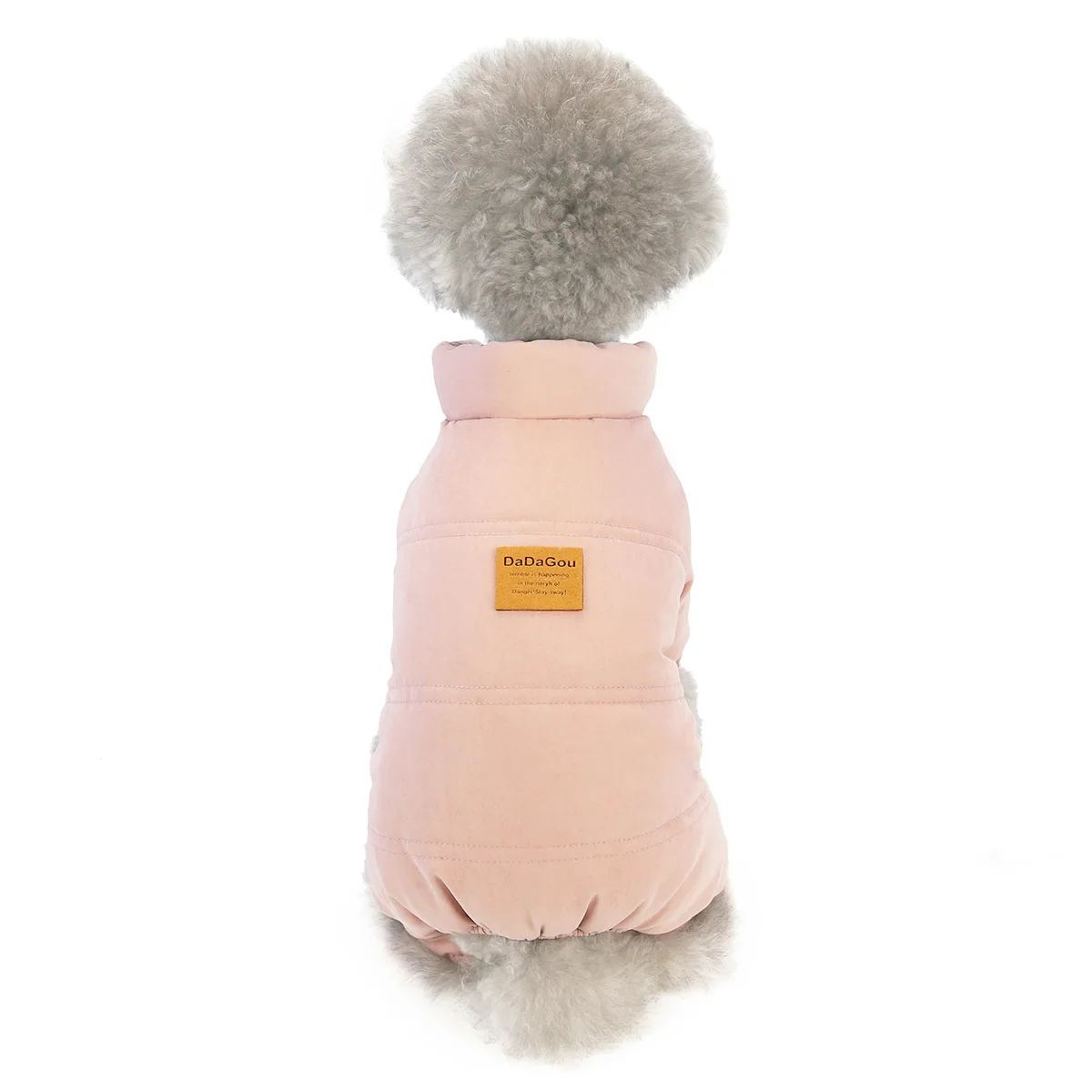 Dog Coat Winter Warm Thick Cotton Clothes Puppy Dogs Coat Jackets Chihuahua Yorkie Clothing (XL,Gray)