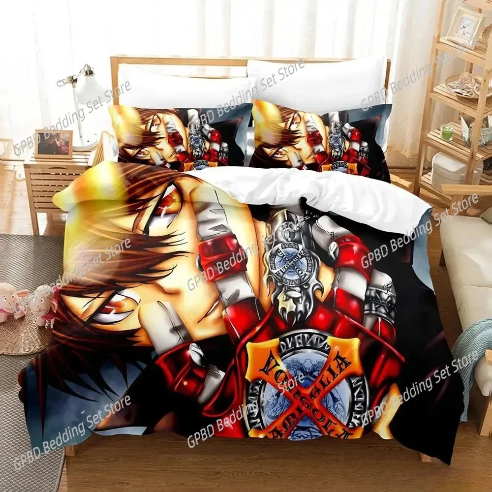 3D Anime HITMAN REBORN Bedding Set Duvet Cover Bed Set Quilt Cover Pillowcase Comforter king Queen Size Boys Adult Bedding Set