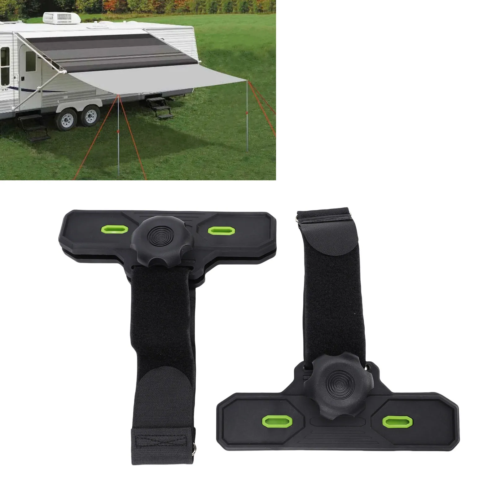 

RV Awning Clamps Securely Fix Prevent Tear Damage Outdoor Tarp Fasteners Clips for RV Trailers RV Awning Clamp