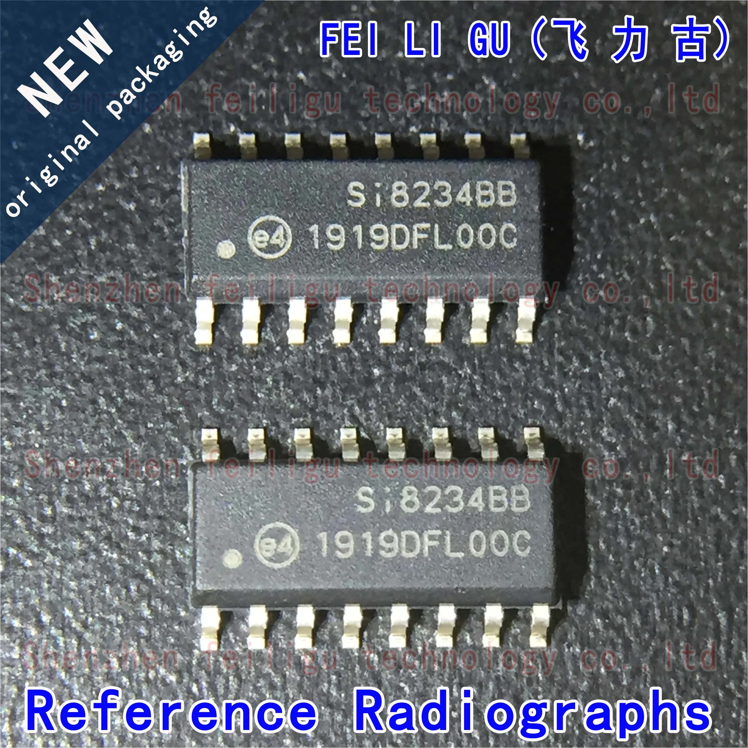 

1~30PCS 100% New Original SI8234 BB-D-IS1R SI8234BB-D-IS1 SI8234BB Si8234BB Package:SOP16 4A Gate Driver Chip