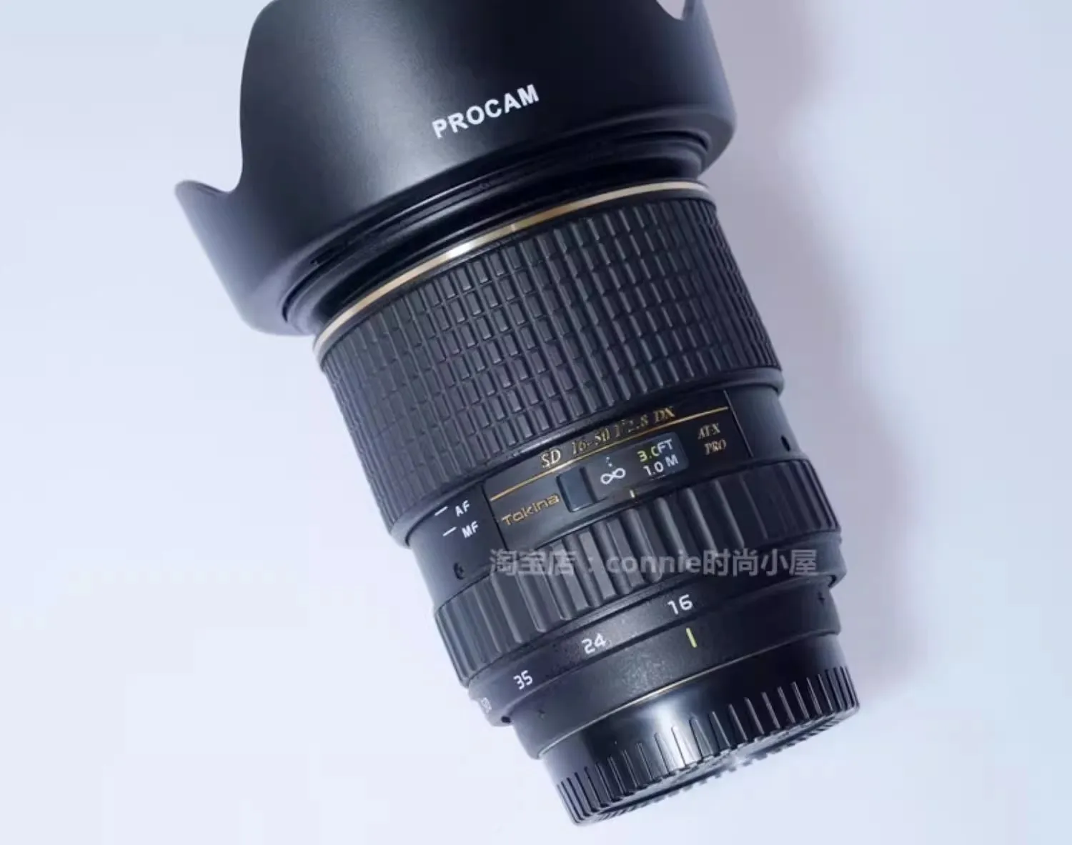 Compatibel met Tokina 16-50 mm zonnekapbevestiging 16,5-135 mm omgekeerde bajonetlens BH777 Pentax 16-50 mm F2.8