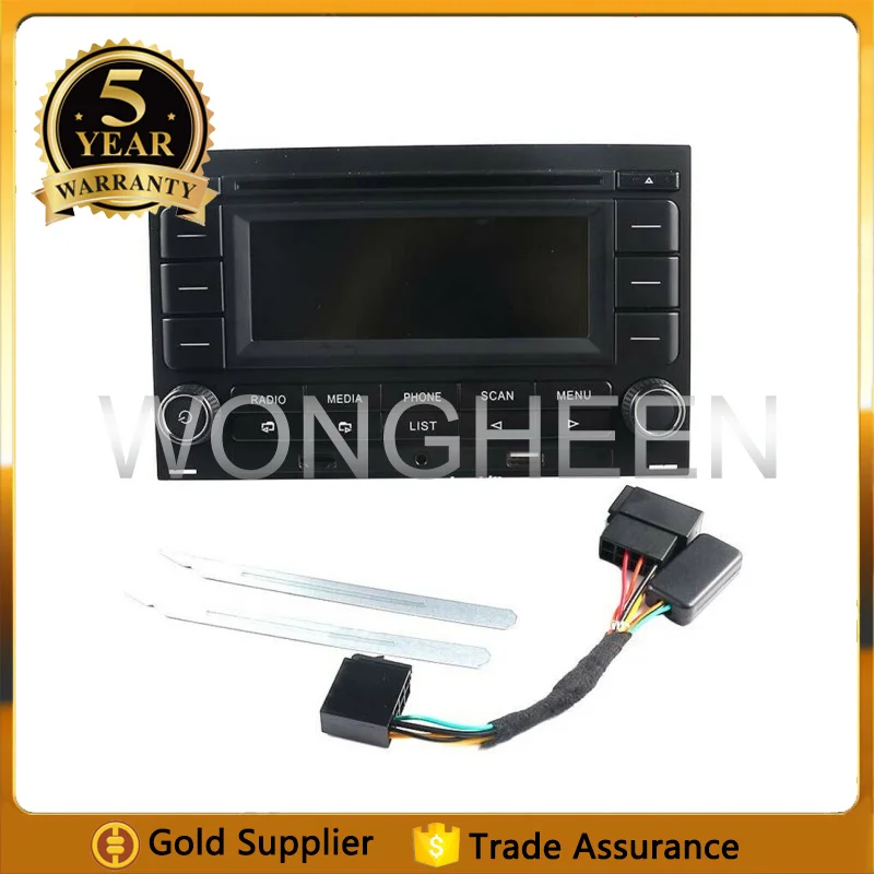 31G 035185   RCN210 Автомобильный радиоприемник CD-плеер Bluetooth USB MP3 с экраном SD-карты для VW Po-lo 9N Golf Jetta MK4 Passat B5