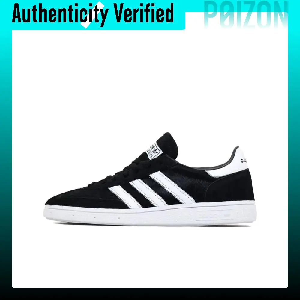 Adidas Originals HANDBALL SPEZIAL Abc Mart Comfortable Abrasion Resistant Low top Skateboard Shoes Unisex Black IH9983