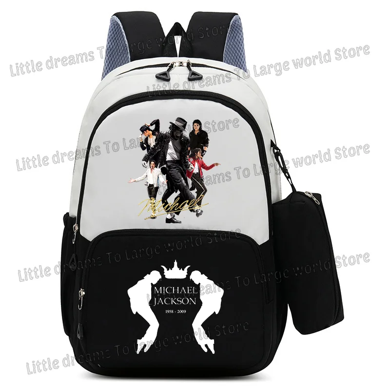Michael Jackson Singer MJ Backpack Children School Bags for Boys