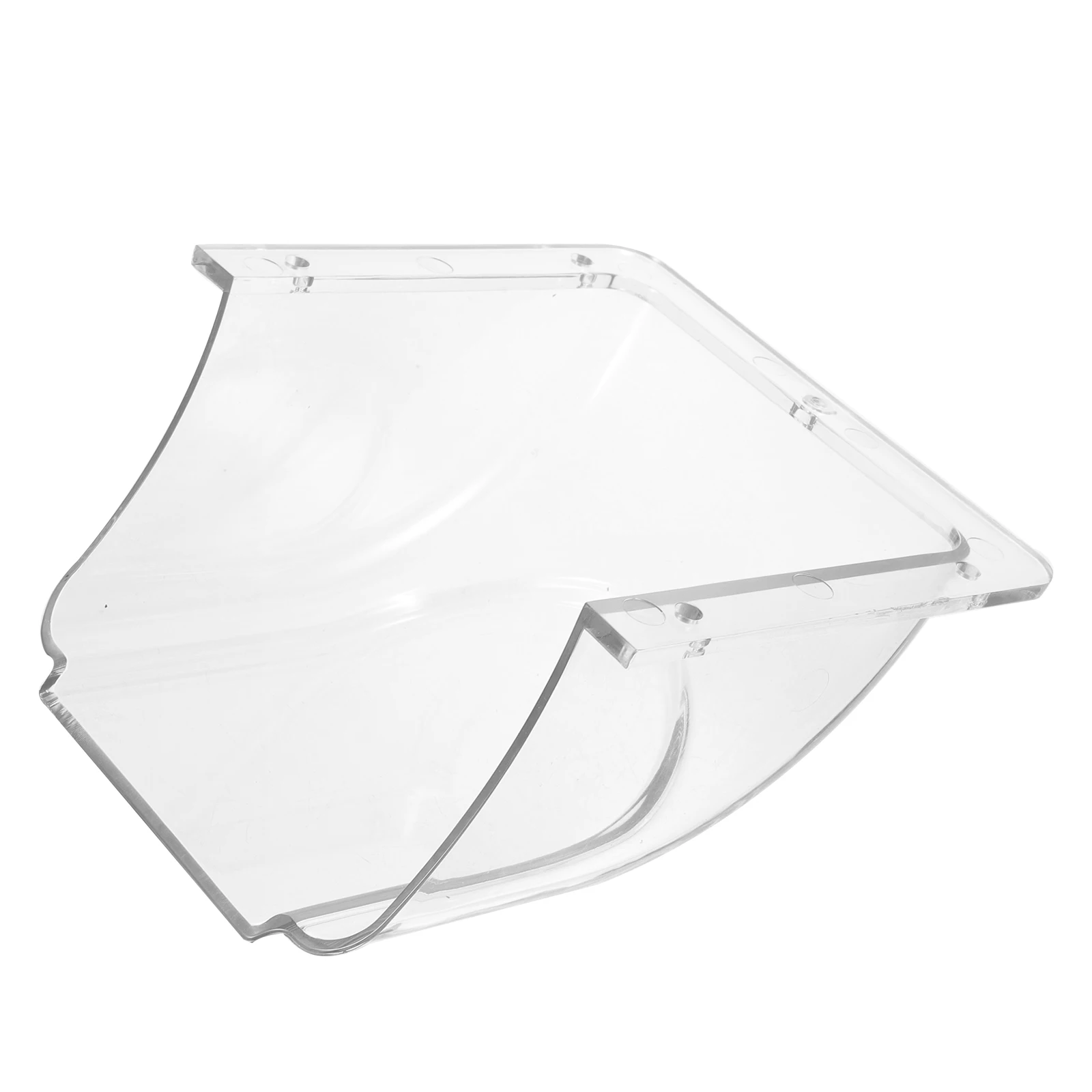 

Acrylic 19 5cmx13 5cm Waterproof Protector for Access Machine Outdoor Doorbell Rain Cover Outdoor Rainproof Doorbell