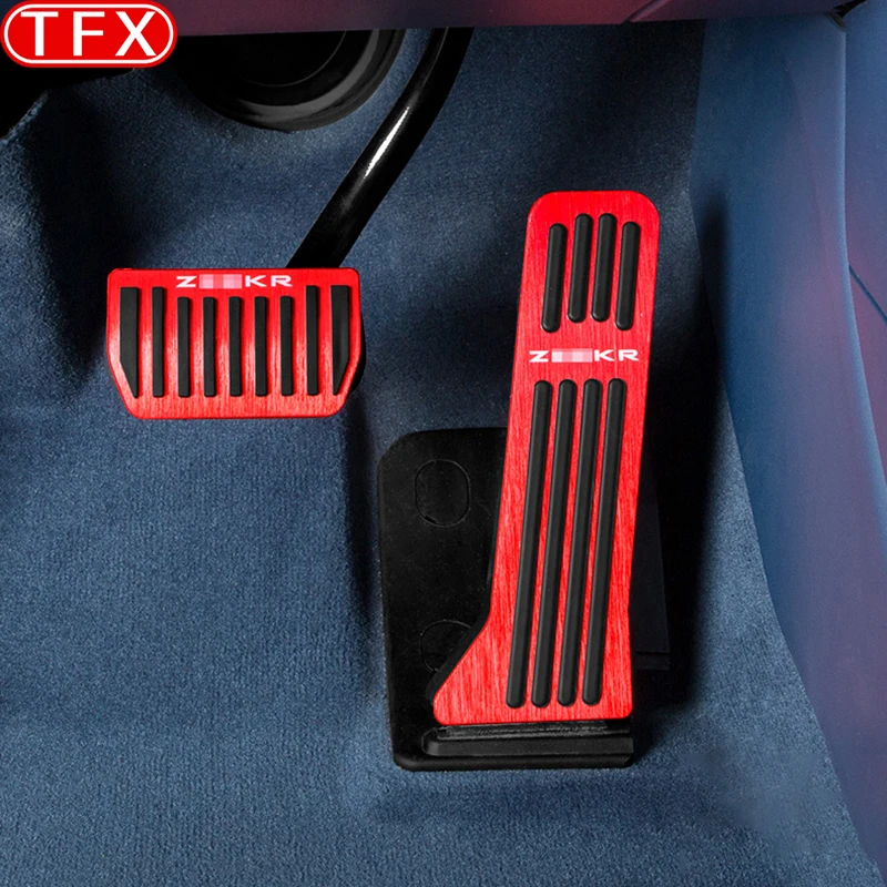 For Zeekr 009 2024 2023 2022 Car Styling Interior Gas Brake Panel Cover Sticker Aluminium Alloy Auto Modification Accessories