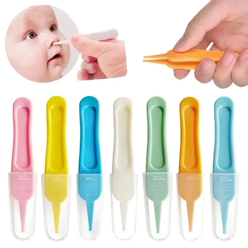 Baby Dig Booger Clip Säuglinge Ohr Nase Nabel saubere Werkzeuge Kinder Sicherheits pinzette Reinigung Pinzette Kleinkind Nasenhöhle Pflege bedarf