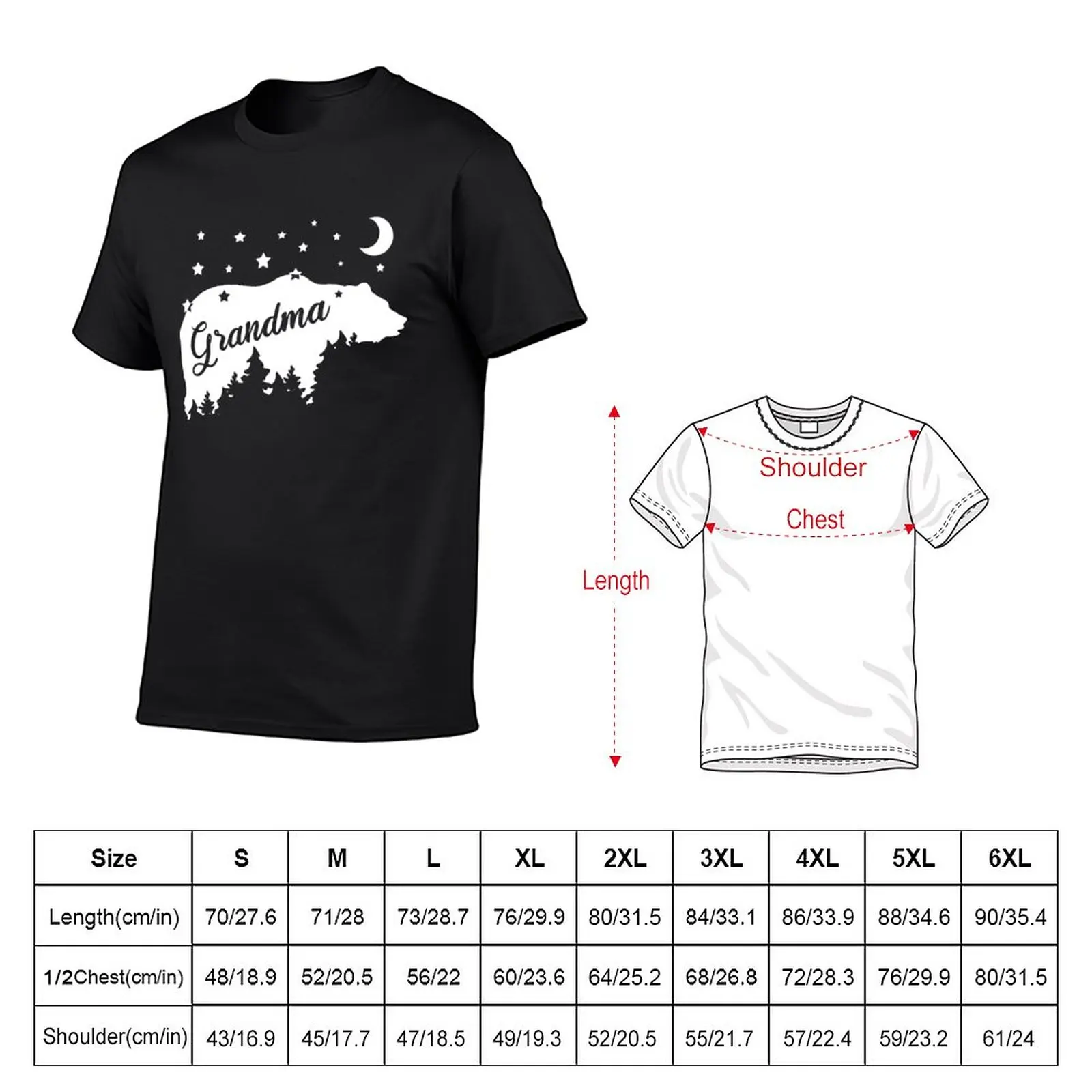 New Grandma Bear, Cool Grandma Gift T-Shirt oversized t shirts quick drying t-shirt korean fashion black t-shirts for men