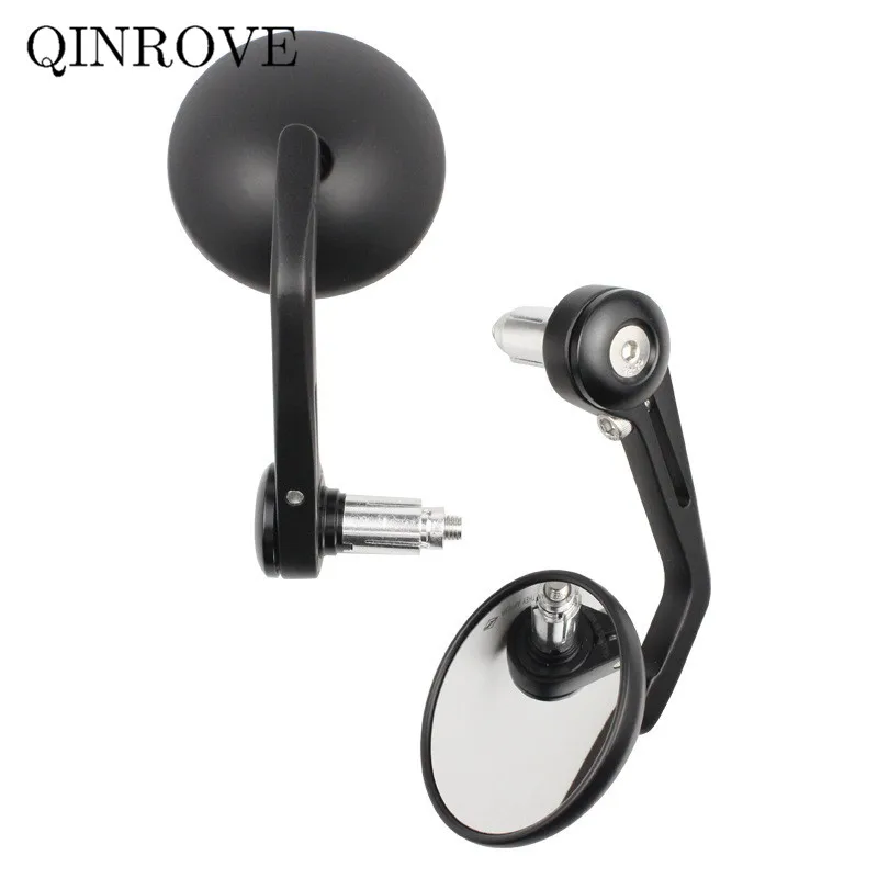 Motorcycle Handlebar End Mirror 22mm Aluminum Alloy Rear Mirror Universal For Honda Rebel 500 Kawasaki Vulcan Benelli TNT135 TRK