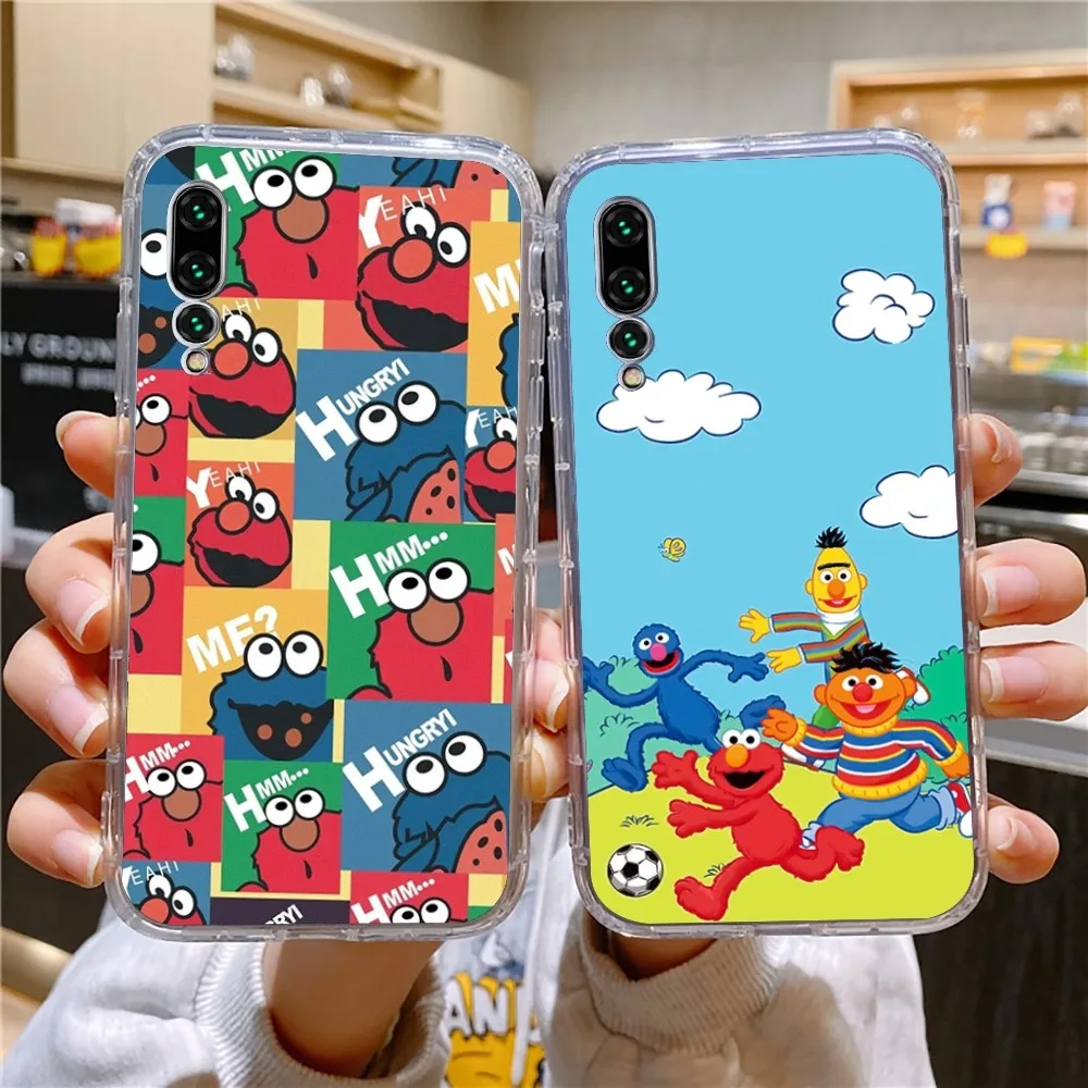 Casing ponsel s-sesame s-street, CASING transparan SUltra untuk Xiaomi 11 Redmi Note 11 5G 8T 9A 9 10T Note8Pro Note9 12