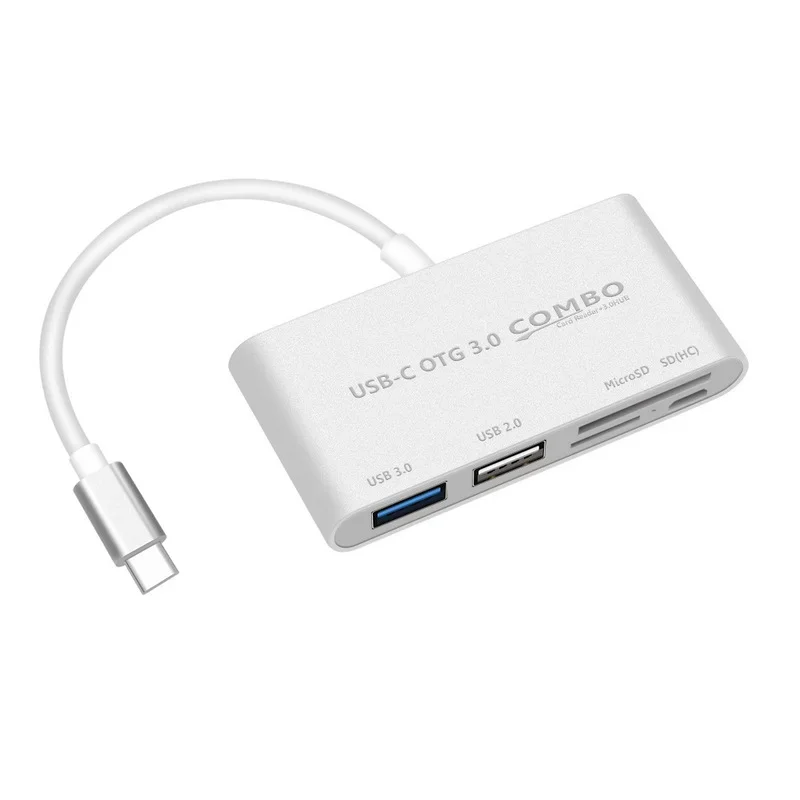 USB C To Multi SD CF Micro SD Card Reader Adapter Type-C USB-C HUB OTG 3.0 Micro USB Combo Splitter for Macbook Air Pro