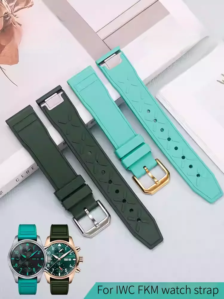cinturino-per-orologio-in-gomma-fluorurata-di-alta-qualita-per-iwc-cinturino-piatto-a-sgancio-rapido-con-fibbia-iwc-in-acciaio-inossidabile