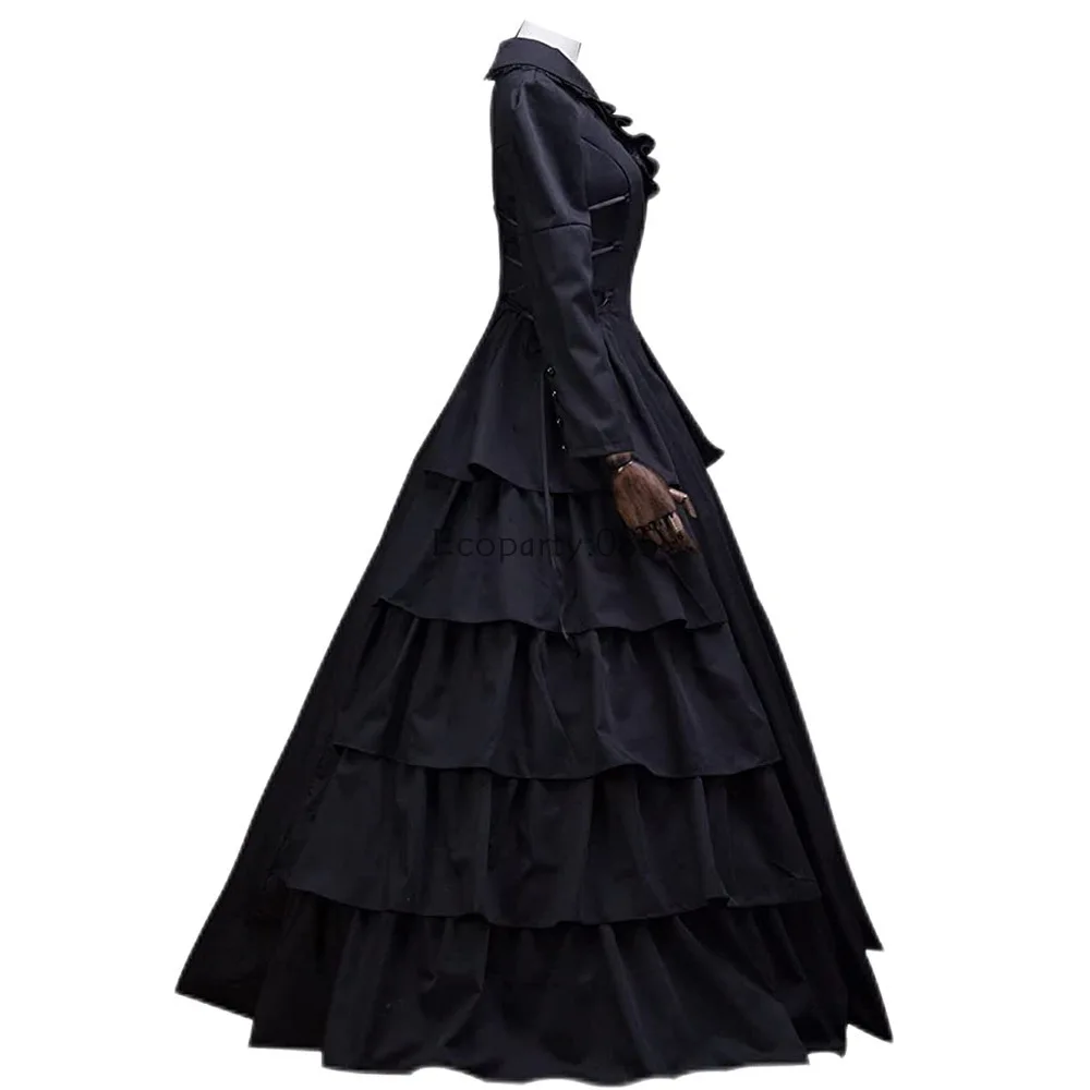 Medieval Dress Victorian Cosplay Costume for Women Palace Halloween Carnival Party Ball Gown Disguise Princess Female Vestido