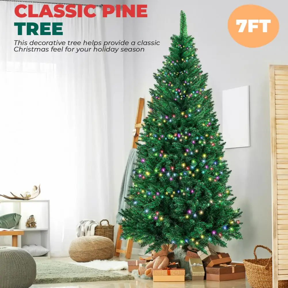 Artificial Christmas Tree With Thick Branch Tips Artificial Canadian Fir Full Bodied Small Christmas Tree With Iron Base