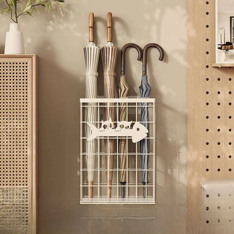 simple-modern-umbrella-rack-wall-mounted-entrance-door-umbrella-storage-holder-drainable-coat-hook-home-organization-shelf