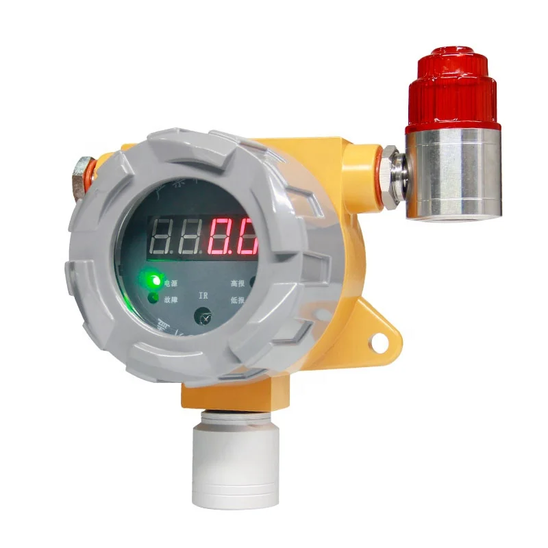 Fixed Multi channel Gas Leak Detector control panel With Digital Alarm Controller lpg gas leak detector