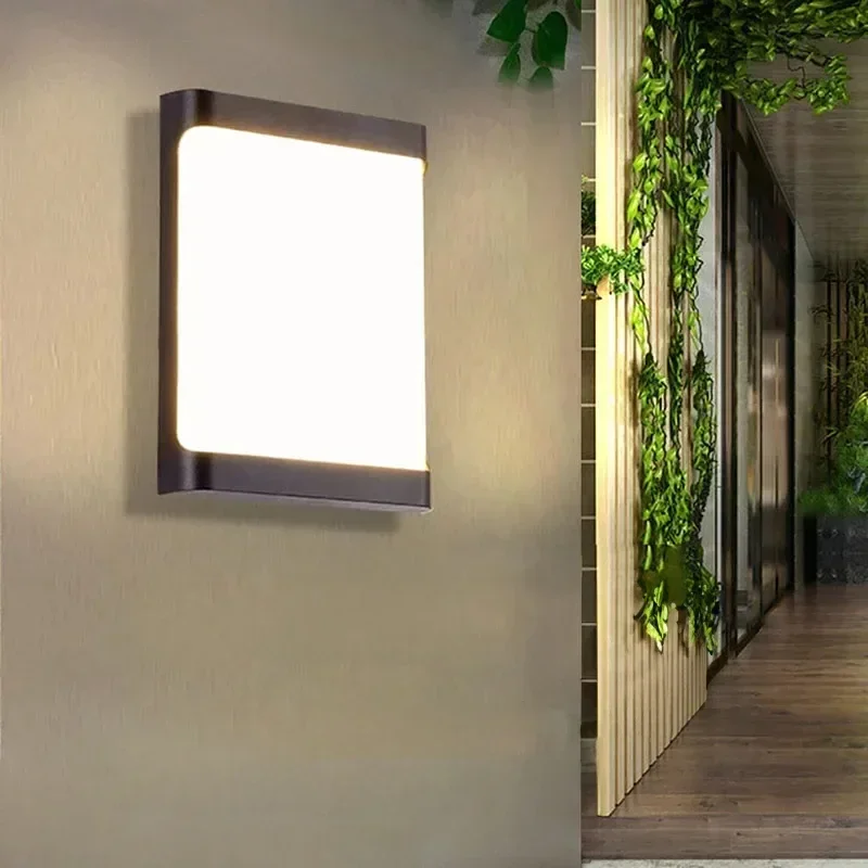 Modern LED Outdoor Wall Lamp for Garden Aisle Balcony Entryway Outdoor Waterproof IP65 Sconce Lighting Fixture Luster image 6