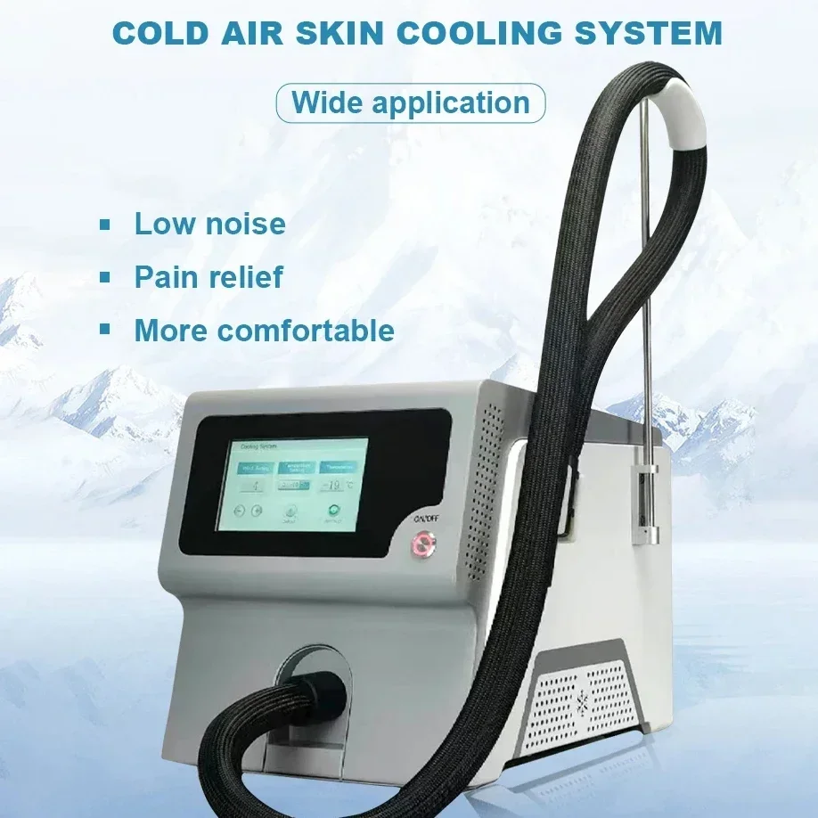 Air Skin Cooler Cold Wind Cryo Zimmer Laser Cold Air Cool System Skin Cooling Machine For Laser Treatment