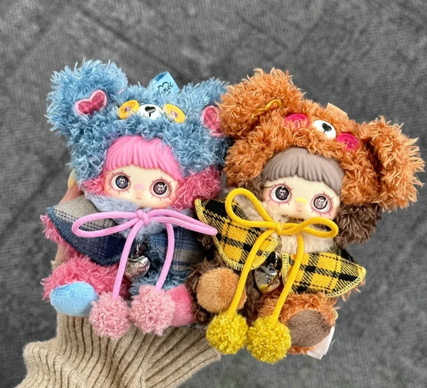 

MayMei Bear Biscuit Series Keychain Blind Box Doll Figurine Trendy Toy Gift for Girls