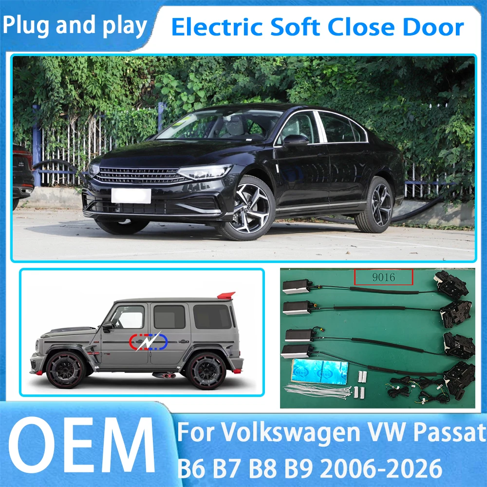 

for Volkswagen VW Passat B6 B7 B8 B9 2006-2026 OEM Car Soft Close Door System Electric Auto Pull Power Latch Power Closing Quiet