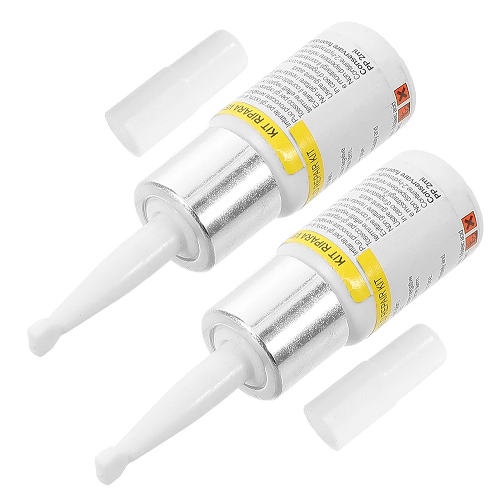

2 pcs Glass Repair Liquid Car Windshield Scratch Chip Kit Crack Fluid for Cracks Restoring Transparency Enhancing Safety Easy